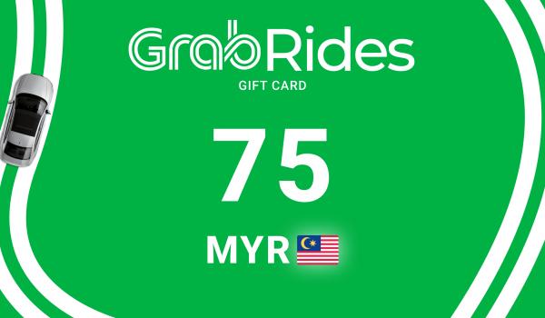 Grab Rides Gift Card 75 MYR