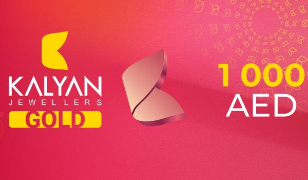 Kalyan Jewellers Gold Gift Card 1000 AED