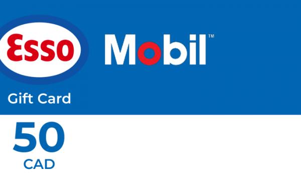 Esso and Mobil Gift Card 50 CAD