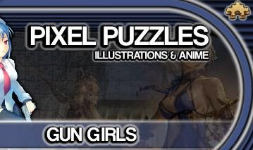 Pixel Puzzles Illustrations and Anime Jigsaw Pack Gun Girls (PC)