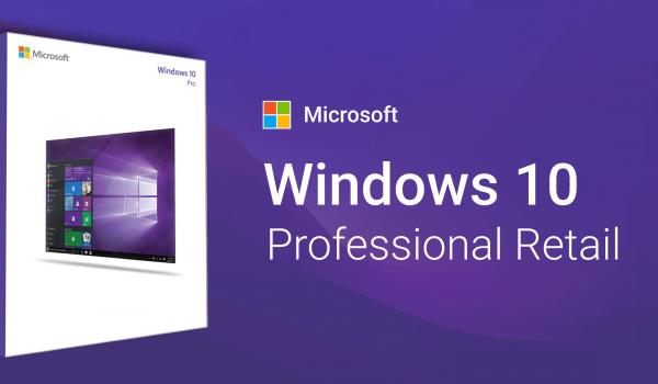 Microsoft Windows 10 Retail Pro