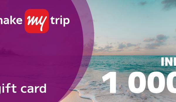 MakeMyTrip Gift Card 1000 INR