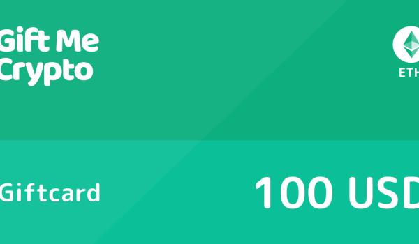 Gift Me Crypto Gift Card ETH 100 USD