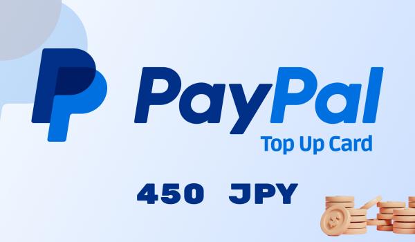 PayPal Wallet Top Up 450 JPY