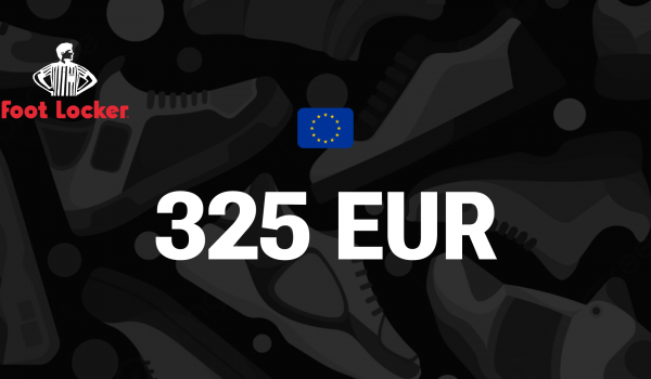 Foot Locker Gift Card 325 EUR