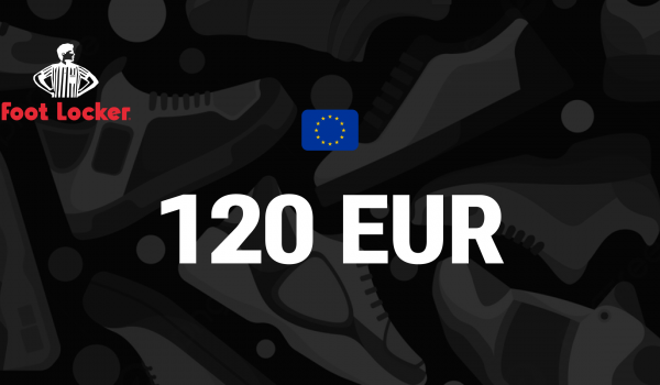 Foot Locker Gift Card 120 EUR