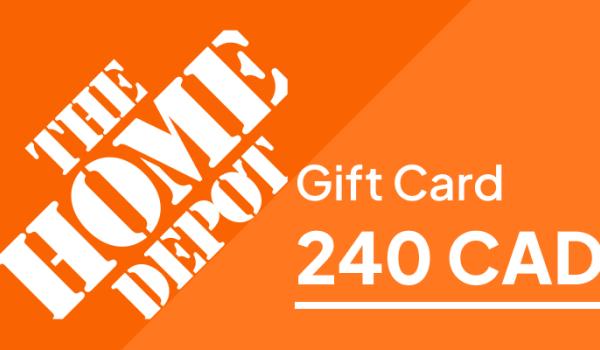 The Home Depot Gift Card 240 CAD