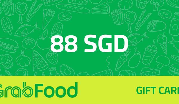 GrabFood Gift Card 88 SGD