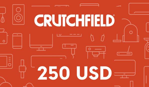 Crutchfield Gift Card 250 USD