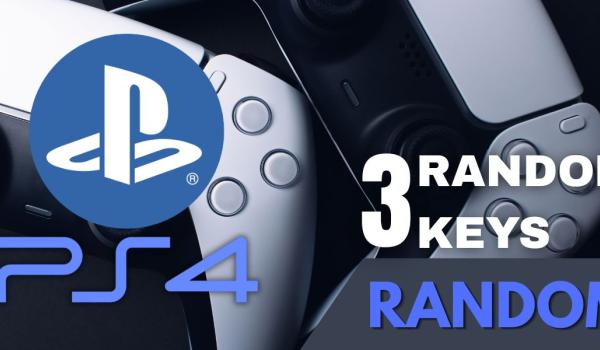 Random PS4 3 Keys