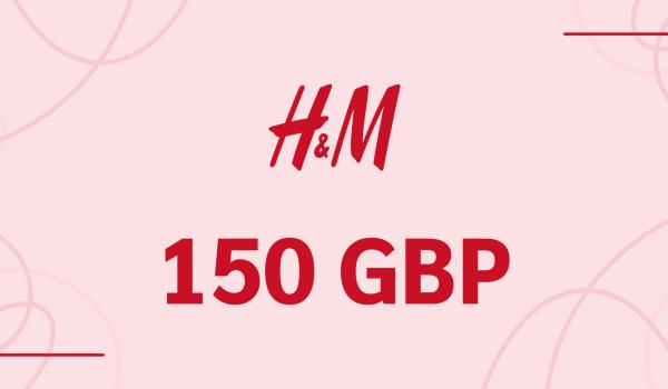 H and M Gift Card 150 GBP