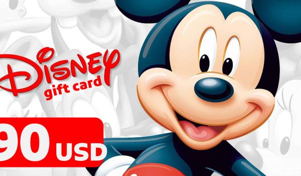 Disney Gift Card 90 USD