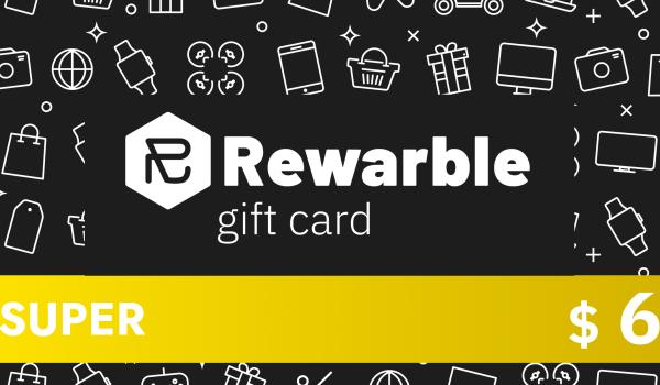 Rewarble Super Gift Card 6 CAD