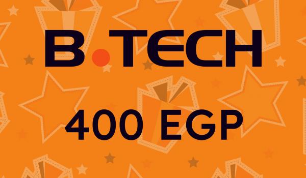 B TECH Gift Card 400 EGP