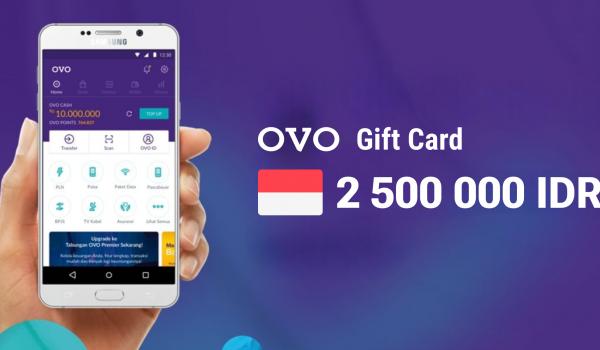 Ovo Cash Gift Card 2500000 IDR