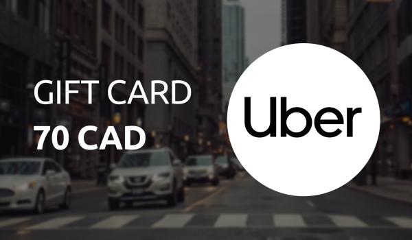 Uber Gift Card 70 CAD
