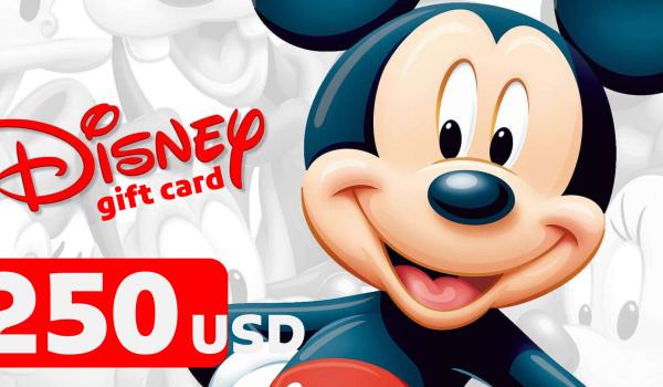 Disney Gift Card 250 USD
