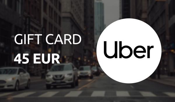 Uber Gift Card 45 EUR