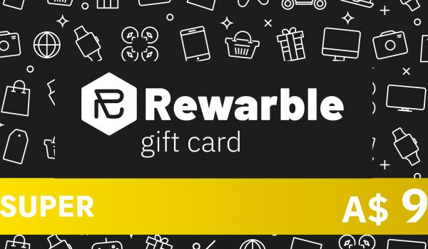 Rewarble Super Gift Card 9 AUD