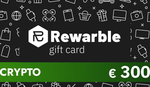Rewarble Crypto Gift Card 300 EUR