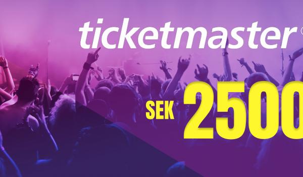 Ticketmaster Gift Card 2500 SEK