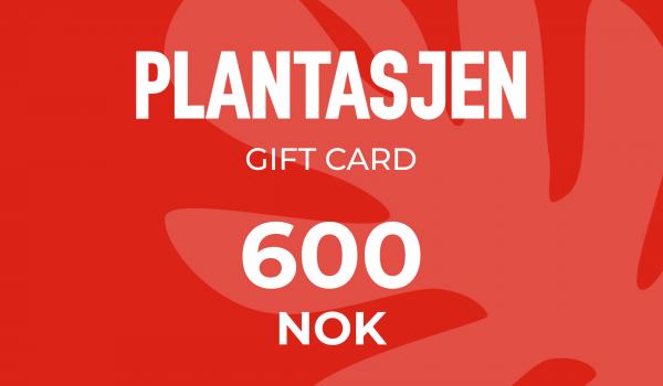 Plantasjen Gift Card 600 NOK