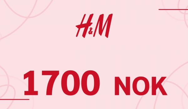 H and M Gift Card 1700 NOK