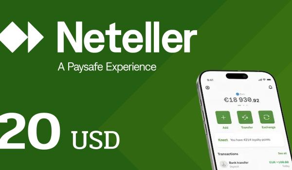 Neteller Gift Card 20 USD
