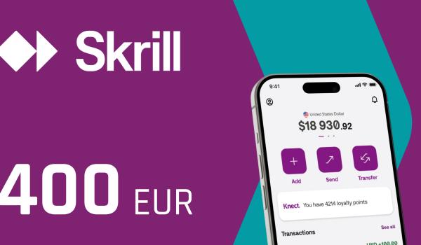 Skrill Gift Card 400 EUR
