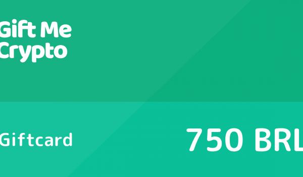Gift Me Crypto Gift Card 750 BRL