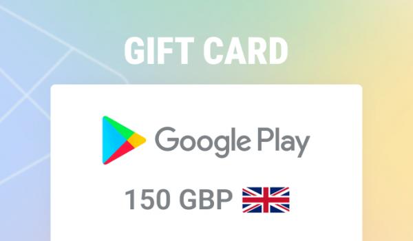 Google Play Gift Card 150 GBP
