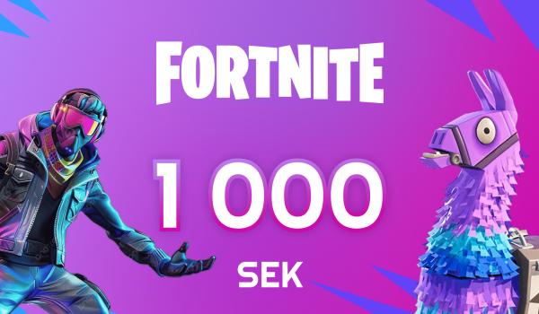 Fortnite Gift Card 1000 SEK