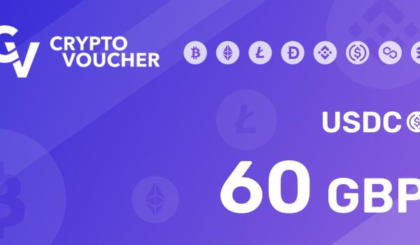 Crypto Voucher USDC 60 GBP
