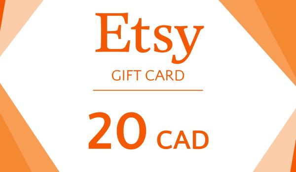 Etsy Gift Card 20 CAD