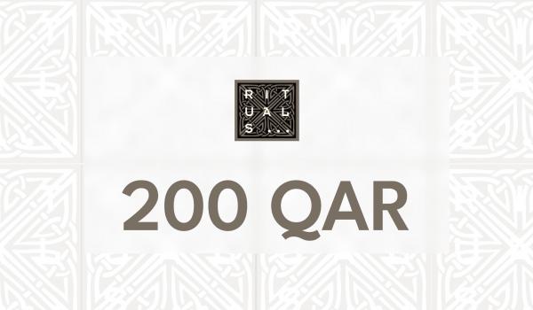 Rituals Gift Card 200 QAR