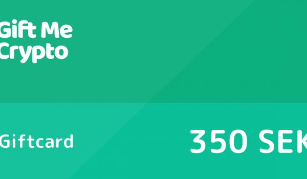 Gift Me Crypto Gift Card 350 SEK