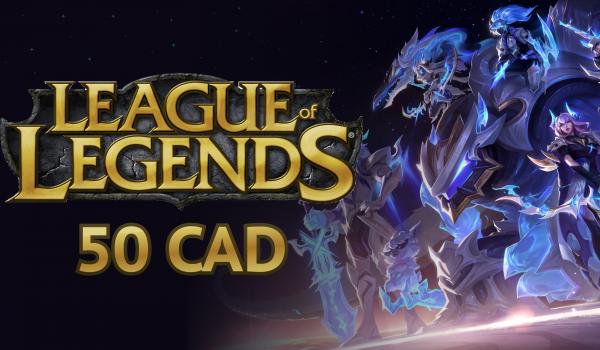 League of Legends Gift Card 50 CAD