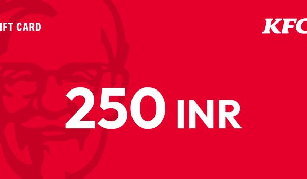 KFC Gift Card 250 INR