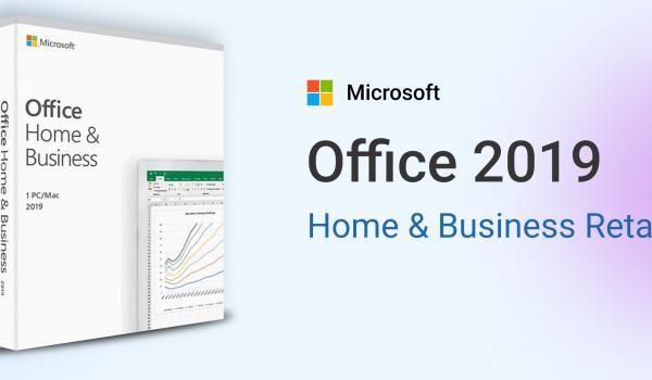 Microsoft Office 2019 Home and Business Retail