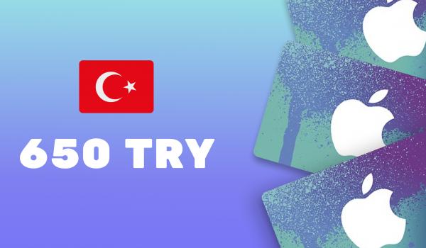 Apple iTunes Gift Card 650 TRY