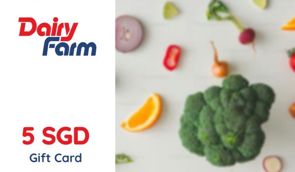 Dairy Farm Group Gift Card 5 SGD