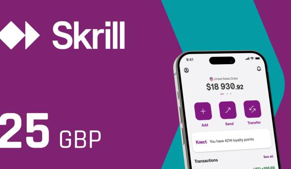 Skrill Gift Card 25 GBP