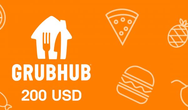 Grubhub Gift Card 200 USD
