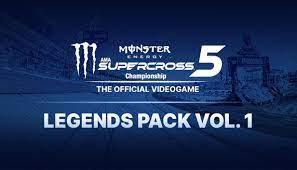 Monster Energy Supercross 5 Legends Pack Vol 1 DLC (PC)