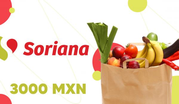 Soriana Gift Card 3000 MXN