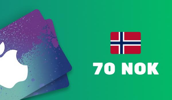 Apple iTunes Gift Card 70 NOK