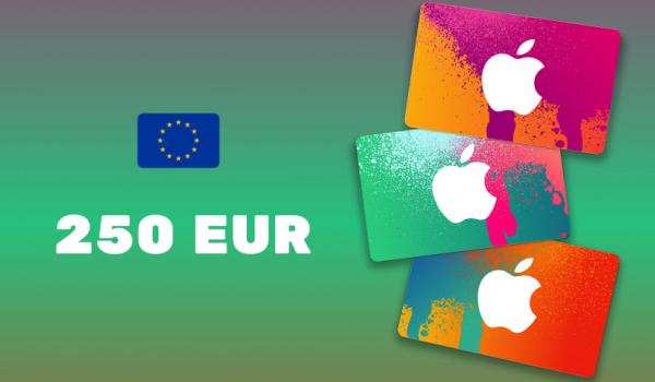 Apple iTunes Gift Card 250 EUR