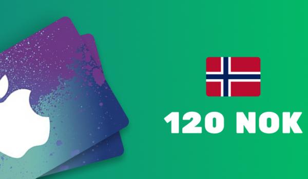 Apple iTunes Gift Card 120 NOK