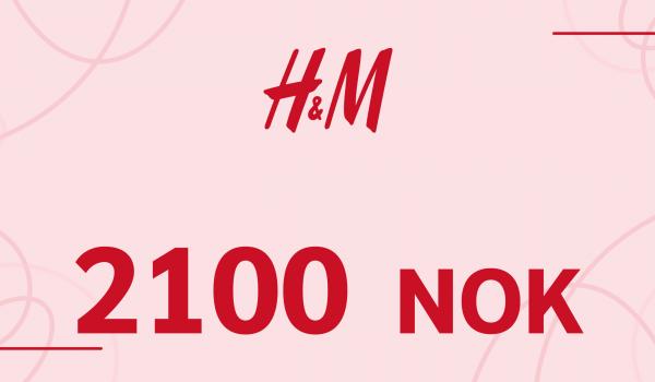 H and M Gift Card 2100 NOK