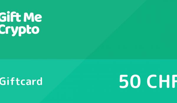 Gift Me Crypto Gift Card 50 CHF